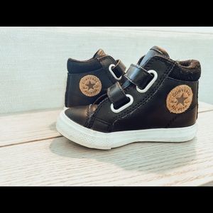 Converse Leather High Tops